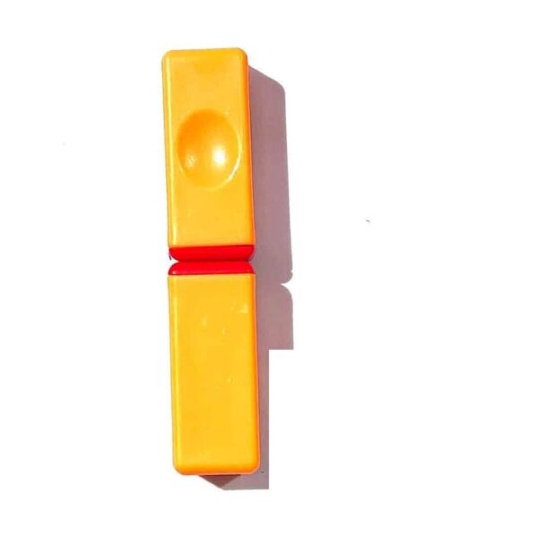 blocuri-magnetice-tik-tok-alb-si-portocaliu Blocuri magnetice Tik Tok, două blocuri magnetice portocalii unite vertical