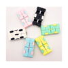 Cub Infinity, șase cuburi Infinity desfăcute, în culori diferite (roz, mentă, crem, negru cu alb)