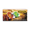 dinozaur-interactiv-luminos-rekto-maro-ambalaj Dinozaur interactiv luminos Rekto, cutia produsului, cu inscripția DINOSAURS NEW CENTURY și doi triceratopși desenați