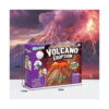 experimente-stem-3-in-1-dimensiuni Experimente STEM, cutia Volcano Eruption cotată 26 x 21 x 6,5 cm, pe fundal cu vulcan