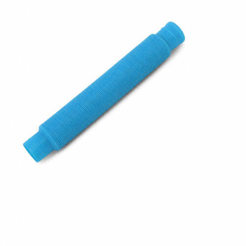 fidget-pop-tubes-xl-albastru Fidget Pop Tubes XL, un singur tub Pop Tubes albastru, pe fundal alb