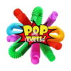 fidget-pop-tubes-xl-roz-info Fidget Pop Tubes XL, grafic POP TUBES! cu multe tuburi în culori diferite dispuse în evantai