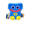 geanta-pop-it-huggy-wuggy-14-11-cm Geantă Pop It Huggy Wuggy, din silicon albastru în formă de personaj-monstru zâmbitor, cu labe galbene