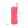 geanta-pop-it-zi-de-nastere-roz-dimensiuni Geantă Pop It Zi de naștere, roz văzută din lateral, cu fermoar, și marcaje de dimensiuni 14 cm, 10 cm și 4,5 cm