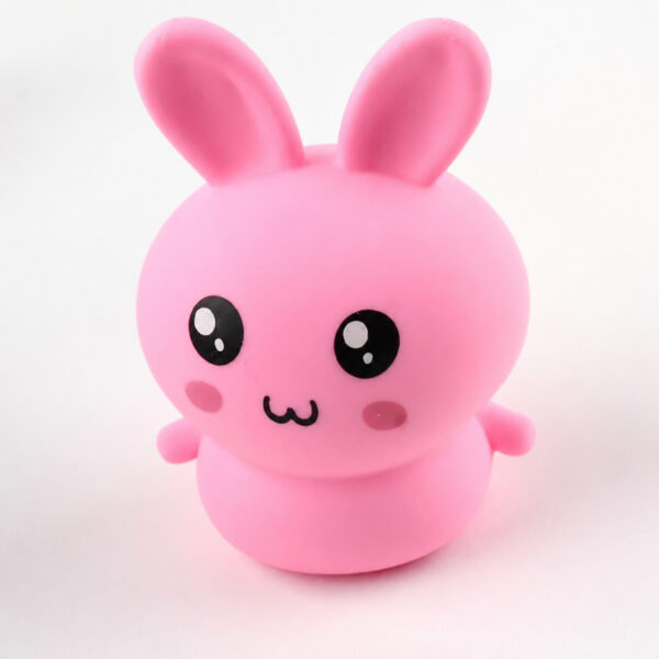 iepuras-roz-squishy Iepuraș roz squishy, jucărie squishy în formă de iepuraș roz, cu urechi lungi, ochi mari negri