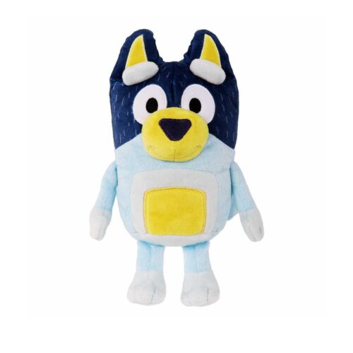 Jucărie de pluș Tatăl lui Bluey, cățeluș heeler cu cap bleumarin, urechi cu vârfuri galbene