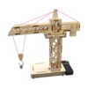 kit-stem-macara-din-lemn-model-asamblat-2 Kit STEM Macara din lemn, macaraua din lemn asamblată, cu braț, cârlig și telecomandă neagră, pe fundal alb