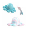 pop-it-caracatita-albastru-detaliu-2 Pop It Caracatiță, două caracatițe Pop It cu o săgeată între ele: una albastru-turcoaz, cealaltă marmorată roz cu albastru