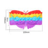 portofel-pentru-copii-fluture-curcubeu-6 Portofel pentru copii Fluture, grafic de dimensiuni pentru varianta curcubeu intens: 220 mm lățime și 129 mm înălțime