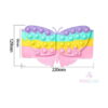 portofel-pentru-copii-fluture-curcubeu-dimensiuni-3 Portofel pentru copii Fluture, grafic de dimensiuni pentru varianta pastel: 220 mm pe 129 mm