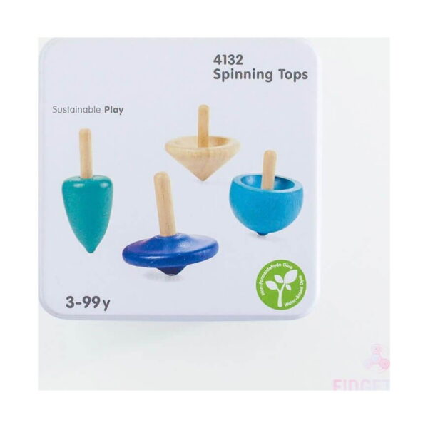 set-4-spinner-din-lemn-ambalaj-2 Set 4 Spinner din lemn, ambalaj 4132 Spinning Tops, Sustainable Play, 3–99y