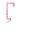 set-aniversar-cu-geanta-unicorn-7-jucarii-detaliu-3 Set aniversar cu geantă unicorn, șarpe-puzzle articulat roz cu alb, pliat într-o formă lungă și unghiulară, pe fundal alb