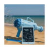 set-calatorul-3-in-1-continut Set Călătorul 3 în 1, cele trei produse ale setului pe nisip, lângă mare: pistolul de baloane