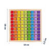 Set de joc Matematică 3 în 1, tabla din lemn 9×9 cu cotele 18 × 18 și grosime de 1,5