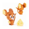 set-de-constructie-distractiv-pentru-copii-tom-si-jerry-detaliu Set de construcție distractiv pentru copii Tom și Jerry, șoricelul Jerry în două unghiuri (față și spate) și o bucată