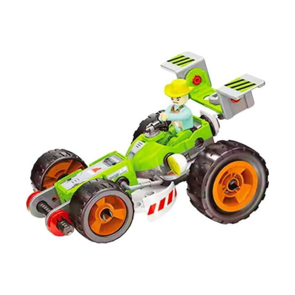 set-de-constructie-stem-masini-agricole-3-in-1-detaliu-2 Set de construcție STEM mașini agricole 3 în 1, buggy verde pe patru roți cu eleron ridicat