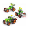 set-de-constructie-stem-masini-agricole-3-in-1-utilizare-2 Set de construcție STEM mașini agricole 3 în 1, trei modele verzi asamblate din același set, buggy