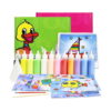set-de-pictura-cu-nisip-12-planse-continut-3 Set de pictură cu nisip, cutie verde și cutie roz, sticluțe cu nisip colorat, planșe ilustrate cu pește și rățușcă