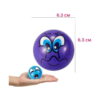 set-jumbo-de-mingi-antistres-cu-emoticoane-dimensiuni Set Jumbo de mingi antistres cu emoticoane, minge mov cu expresie îngrijorată, cotată 6,3 × 6,3 cm