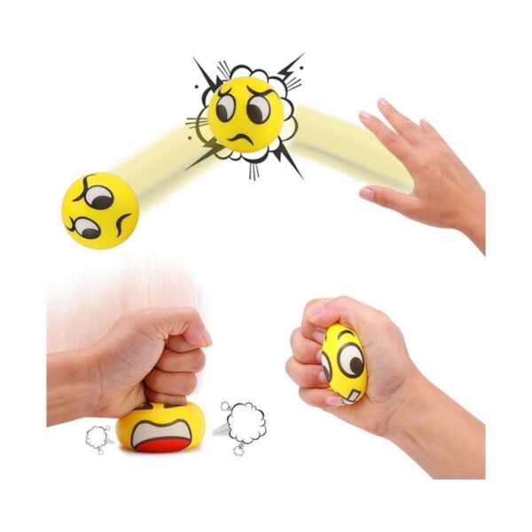 set-jumbo-de-mingi-antistres-cu-emoticoane-utilizare-2 Set Jumbo de mingi antistres cu emoticoane, trei situații: o minge aruncată care se lovește