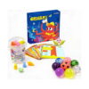 Set Jumbo Fidget, aranjament compact pe alb cu cutia ORIGAMI, teanc de hârtii, figurine pliate