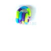 set-pop-it-caracatita-5-jucarii-detaliu-2 Set Pop It Caracatiță, jucărie Tangle cu segmente tubulare lucioase în violet, galben-verzui, verde și bleu