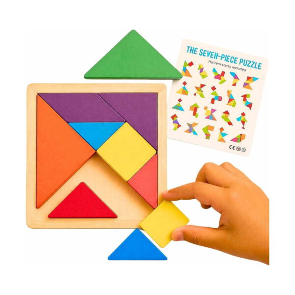 set-senzorial-panda-si-prieteni-9-jucarii-detaliu-2 Set senzorial panda și Prieteni, puzzle tangram pătrat din lemn cu piese colorate