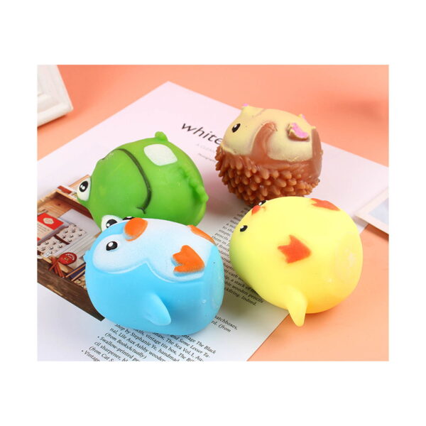set-squishies-animale-silicon-lateral Set squishies animale, cele patru figurine
