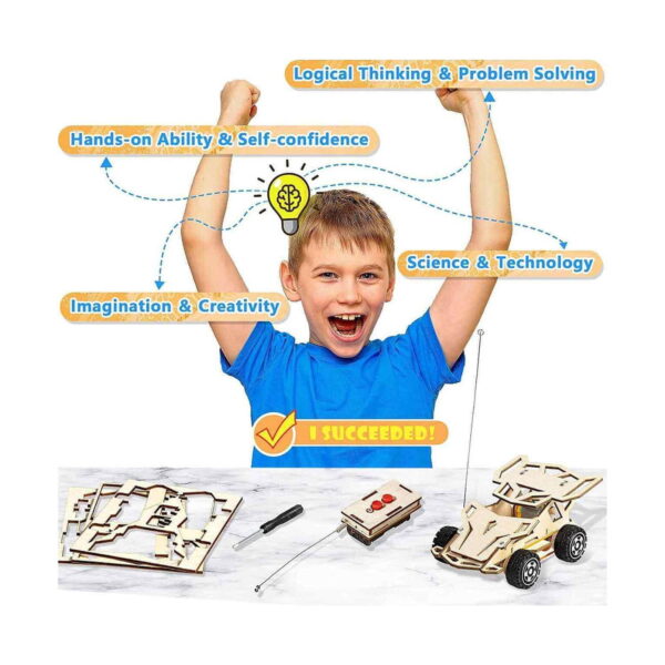 set-stem-inventii-utilizare-5 Set STEM Invenții, grafic informativ cu un băiat care ridică brațele, patru beneficii scrise în engleză, plăci decupate