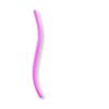 Șnur extensibil Fidget, un singur șnur extensibil roz, ondulat, pe fundal alb